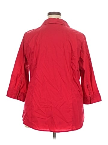 Riders by Lee 3/4 Sleeve Button-Down Shirt (view 2)