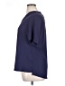 NYDJ 100% Polyester Blue Short Sleeve Blouse Size 0X - photo 5