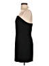 Amanda Uprichard 100% Polyester Solid Black Cocktail Dress Size L - photo 5