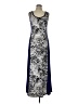 Unbranded Graphic Blue Cocktail Dress Size L (estimated) - photo 1