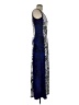 Unbranded Graphic Blue Cocktail Dress Size L (estimated) - photo 4