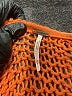 Free People Orange Pullover Sweater Size XS - photo 7