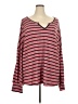 Weekend Suzanne Betro Stripes Pink Pullover Sweater Size 4X - photo 1