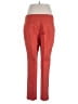 Anne Klein 100% Cotton Solid Red Active Pants Size 12 - photo 2