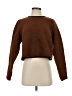Son De Flor Brown Wool Pullover Sweater Size S - photo 1