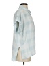 Rails 100% Lyocell Checkered-gingham Blue Short Sleeve Button-Down Shirt Size S - photo 4