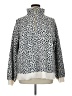 Ann Taylor LOFT Animal Print Silver Pullover Sweater Size XL - photo 1