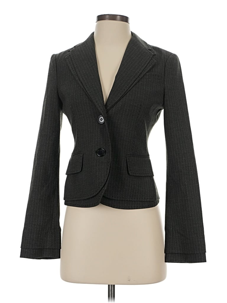 Pre-owned Bcbgmaxazria Blazer Jacket In Gray