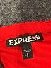 Express 100% Polyester Solid Red Casual Dress Size S - photo 4