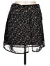 Blue Rain 100% Polyester Floral Black Casual Skirt Size L - photo 1