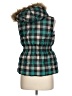 krush 100% Polyester Plaid Green Vest Size L - photo 2