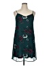 Mudd 100% Polyester Floral Teal Casual Dress Size XL - photo 1