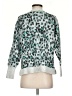Ann Taylor LOFT Animal Print Silver Cardigan Size S - photo 2