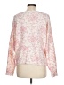 CeCe Floral Pink Pullover Sweater Size L - photo 2