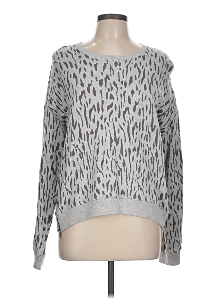 Pre-owned Rails Pullover Sweater In Silver