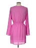 Bluetique 100% Polyester Solid Pink Casual Dress Size L - photo 2