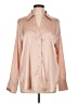 H&M Metallic Pink Long Sleeve Blouse Size L - photo 1