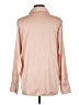 H&M Metallic Pink Long Sleeve Blouse Size L - photo 2