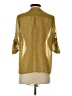 Esley 100% Polyester Gold Yellow 3/4 Sleeve Blouse Size S - photo 2