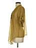Esley 100% Polyester Gold Yellow 3/4 Sleeve Blouse Size S - photo 5
