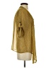 Esley 100% Polyester Gold Yellow 3/4 Sleeve Blouse Size S - photo 4