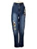 Disney Floral Blue Jeans Size 5 - photo 1