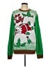 Ugly Christmas Sweater 100% Acrylic Green Pullover Sweater Size L - photo 1