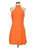 Shein Orange Cocktail Dress Size 6 - photo 1