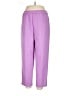 Bend Over 100% Polyester Solid Purple Track Pants Size 14 SHORT - photo 1