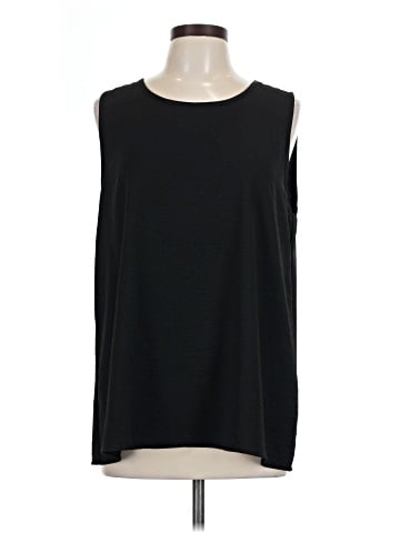 Cotton Bleu Sleeveless T-Shirt (view 1)