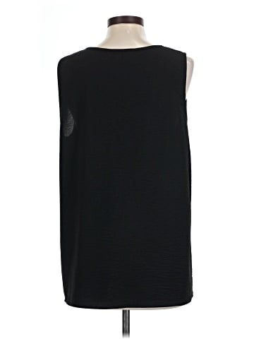 Cotton Bleu Sleeveless T-Shirt (view 2)