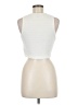 Shein Ivory Sleeveless Blouse Size 6 - photo 2
