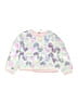 Hannah Banana 100% Polyester Silver White Track Jacket Size 4 - photo 1