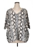 ee:some Silver 3/4 Sleeve Blouse Size 1X - photo 1