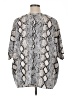 ee:some Silver 3/4 Sleeve Blouse Size 1X - photo 2