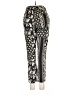 Boom Shankar Paisley Black Casual Pants Size 6 - photo 2
