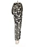 Boom Shankar Paisley Black Casual Pants Size 6 - photo 4