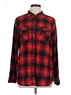 Express Outlet Long Sleeve Button Down Shirt