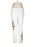 Monroe and Main Graphic White Casual Pants Size 16w - photo 1