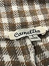 Camellia 100% Polyester Houndstooth Brown Shorts Size L - photo 4