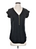 Express Black Short Sleeve Top Size S - photo 1