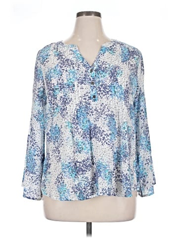 NY Collection 3/4 Sleeve Blouse (view 1)