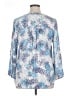 NY Collection Blue 3/4 Sleeve Blouse Size 1X (estimated) - photo 2