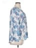 NY Collection Blue 3/4 Sleeve Blouse Size 1X (estimated) - photo 4