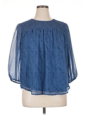 Evri 3/4 Sleeve Blouse (view 1)