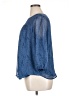 Evri 100% Polyester Blue 3/4 Sleeve Blouse Size 0X - photo 5
