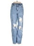 Hollister Hearts Blue Jeans Size 25 waist - photo 1