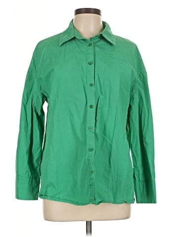 Unbranded Long Sleeve Button-Down Shirt (view 1)
