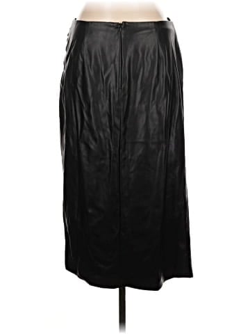DKNY Faux Leather Skirt (view 2)