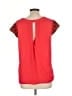XOXO 100% Polyester Red Short Sleeve Top Size L - photo 2